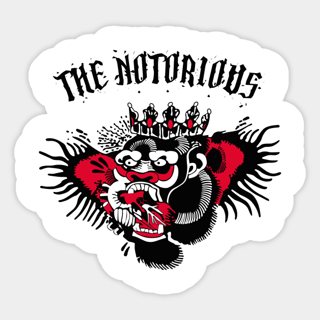 Conor McGregor (Notorious Gorilla) Sticker by TypeTees